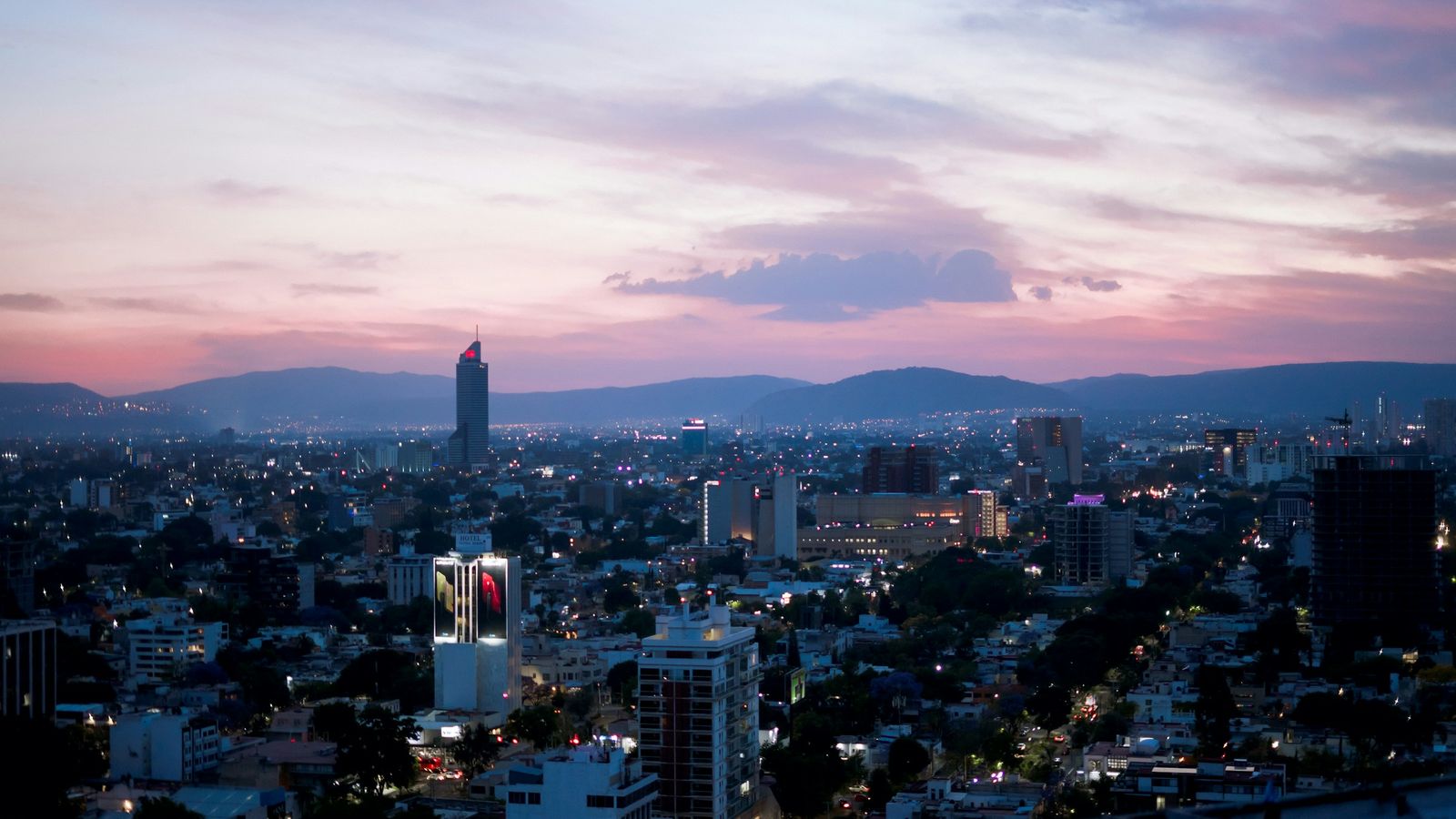 Guadalajara al atardecer